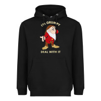 Black santa grumpy Heavyweight Hoodie - artisFamous