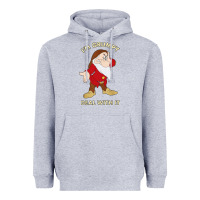 Heather Grey santa grumpy Heavyweight Hoodie - artisFamous
