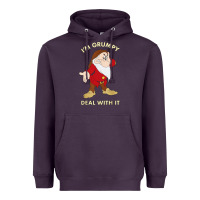 Plum santa grumpy Heavyweight Hoodie - artisFamous