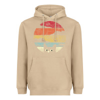 Mushroom cat retro vintage style Heavyweight Hoodie - artisFamous