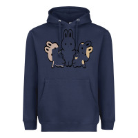 Navy bunnys Heavyweight Hoodie - artisFamous