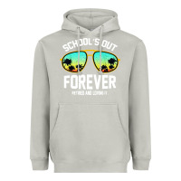 Moon Dust school out forever retired teacher retro summer Heavyweight Hoodie - artisFamous