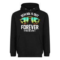 Black school out forever retired teacher retro summer Heavyweight Hoodie - artisFamous