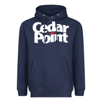 Navy cedar point Heavyweight Hoodie - artisFamous