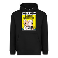 Black charlie hebdo Heavyweight Hoodie - artisFamous