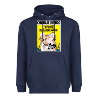 Navy charlie hebdo Heavyweight Hoodie - artisFamous