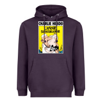 Plum charlie hebdo Heavyweight Hoodie - artisFamous