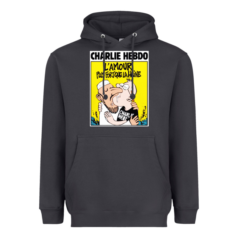 Charlie Hebdo Heavyweight Hoodie by artisFamous | Teevron