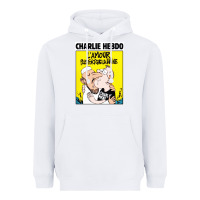 White charlie hebdo Heavyweight Hoodie - artisFamous
