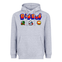 Heather Grey dig dug Heavyweight Hoodie - artisFamous