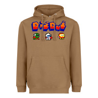 Toasted Coconut dig dug Heavyweight Hoodie - artisFamous