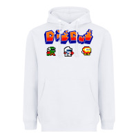 White dig dug Heavyweight Hoodie - artisFamous