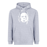 Heather Grey halloween horror myers Heavyweight Hoodie - artisFamous