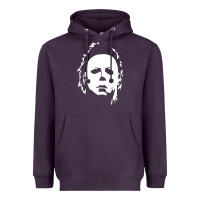 Plum halloween horror myers Heavyweight Hoodie - artisFamous