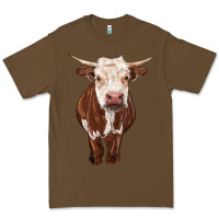 Cacao hereford cow Premium Tee - RanaPortraitStore