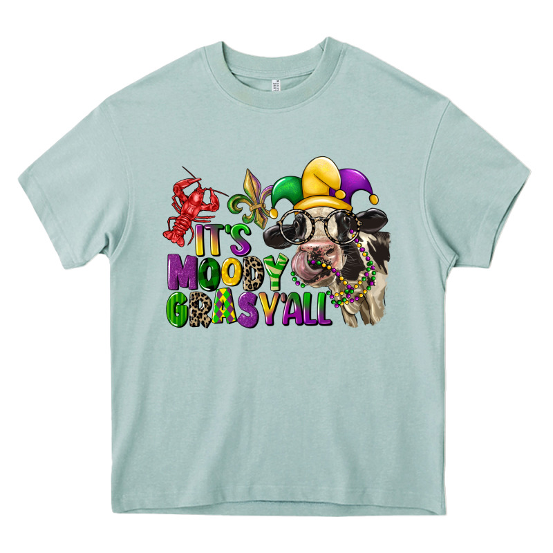 Its Moody Gras Yall Heavy Core Tee by CowGirlArtShop | Teevron