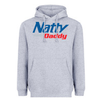 Heather Grey natty daddy Heavyweight Hoodie - artisFamous