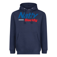Navy natty daddy Heavyweight Hoodie - artisFamous