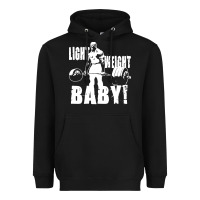 Black American bodybuilder Heavyweight Hoodie - artisFamous