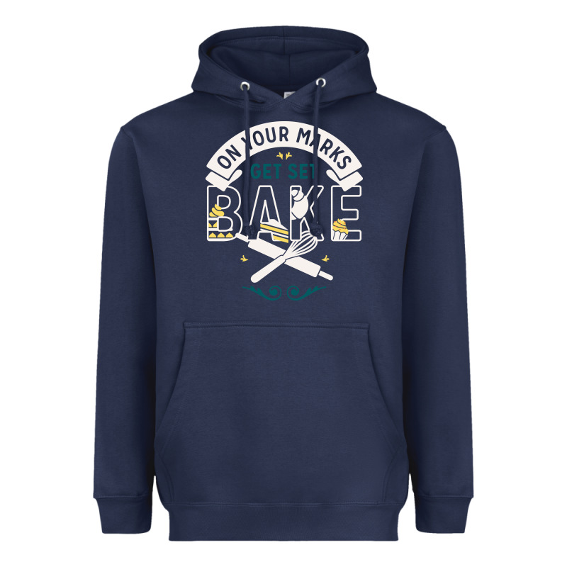 On Your Marks Get Set Bake Heavyweight Hoodie by artisFamous | Teevron