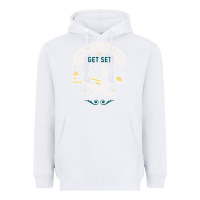 White on your marks get set bake Heavyweight Hoodie - artisFamous