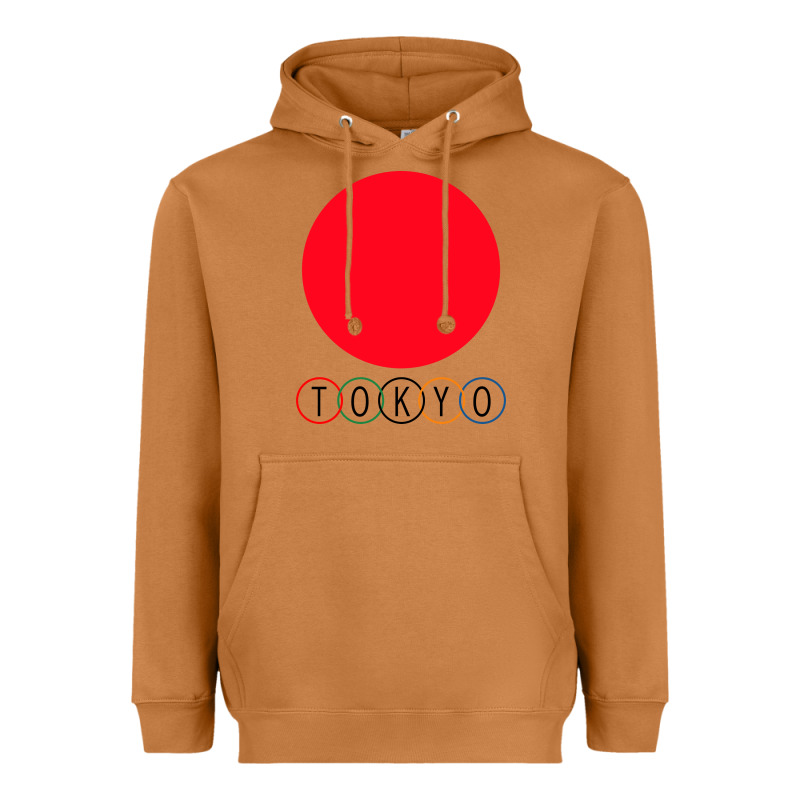 Japan Flag Olympics Heavyweight Hoodie by artisFamous | Teevron