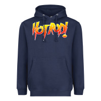 Navy rowdy roddy piper hot rod vintage, Heavyweight Hoodie - artisFamous