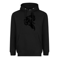 Black motocross dirt bike design got dirt Heavyweight Hoodie - artisFamous