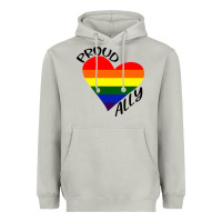 Moon Dust proud ally lgbt heart gay pride month Heavyweight Hoodie - artisFamous