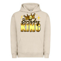 Pigment French Oak birthday king Urban Hoodie - RanaPortraitStore