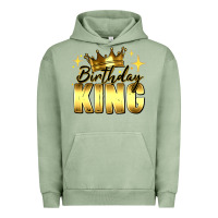 Pigment Oil Green birthday king Urban Hoodie - RanaPortraitStore