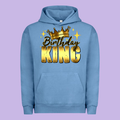 Birthday King Urban Hoodie Designed By Ranaportraitstore