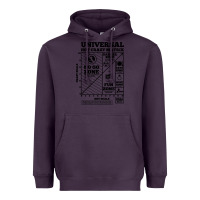 Plum hot crazy matrix matrix Heavyweight Hoodie - artisFamous