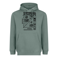 Sage hot crazy matrix matrix Heavyweight Hoodie - artisFamous