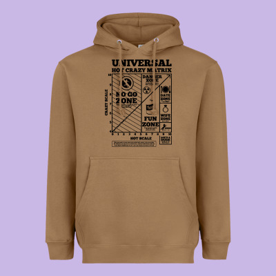 Hot Crazy Matrix Matrix Heavyweight Hoodie Designed By Artisfamous