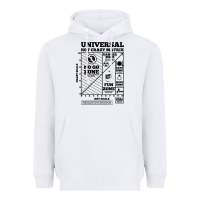 White hot crazy matrix matrix Heavyweight Hoodie - artisFamous