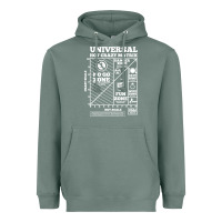 Sage hot crazy matrix matrix Heavyweight Hoodie - artisFamous