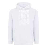White hot crazy matrix matrix Heavyweight Hoodie - artisFamous