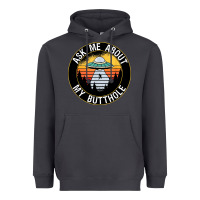 Smoke ask me about my butthole ufo Heavyweight Hoodie - artisFamous