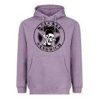 Lavender knuckle sandwich Heavyweight Hoodie - artisFamous