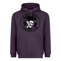 Plum knuckle sandwich Heavyweight Hoodie - artisFamous