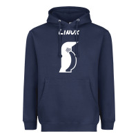 Navy linux Heavyweight Hoodie - artisFamous