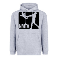 Heather Grey national midget tossing association Heavyweight Hoodie - artisFamous