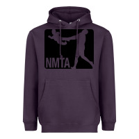 Plum national midget tossing association Heavyweight Hoodie - artisFamous