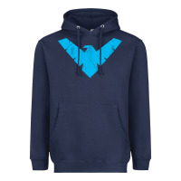 Navy nightwing Heavyweight Hoodie - artisFamous