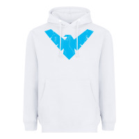 White nightwing Heavyweight Hoodie - artisFamous