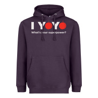 Plum funny yoyo Heavyweight Hoodie - artisFamous