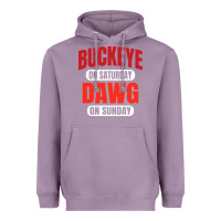 Lavender buckeye on saturday Heavyweight Hoodie - artisFamous
