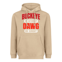 Mushroom buckeye on saturday Heavyweight Hoodie - artisFamous