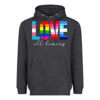 Lgbt Pride Rainbow Love Lgbtq Pride Heavyweight Hoodie | Teevron